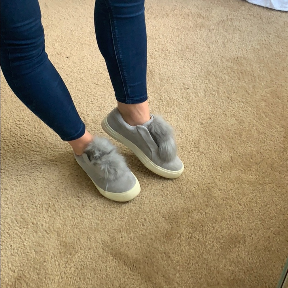 New York and Company Sneakers w/ Fur